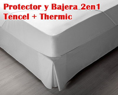 Protector y Bajera 2en1 Thermic Tencel PP27 de Pikolin Home
