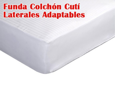 Funda de colchón cutí listado laterales adaptables FC45 de Pikolin Home