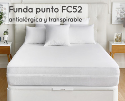 Funda colchón de punto antialérgica y transpirable FC52 de Pikolin Home