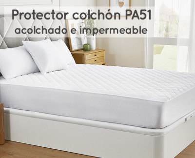 Protector de colchón acolchado microfibra impermeable PA21 de Pikolin Home
