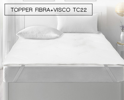 Topper viscoelástico y fibra TC22 de Pikolin Home