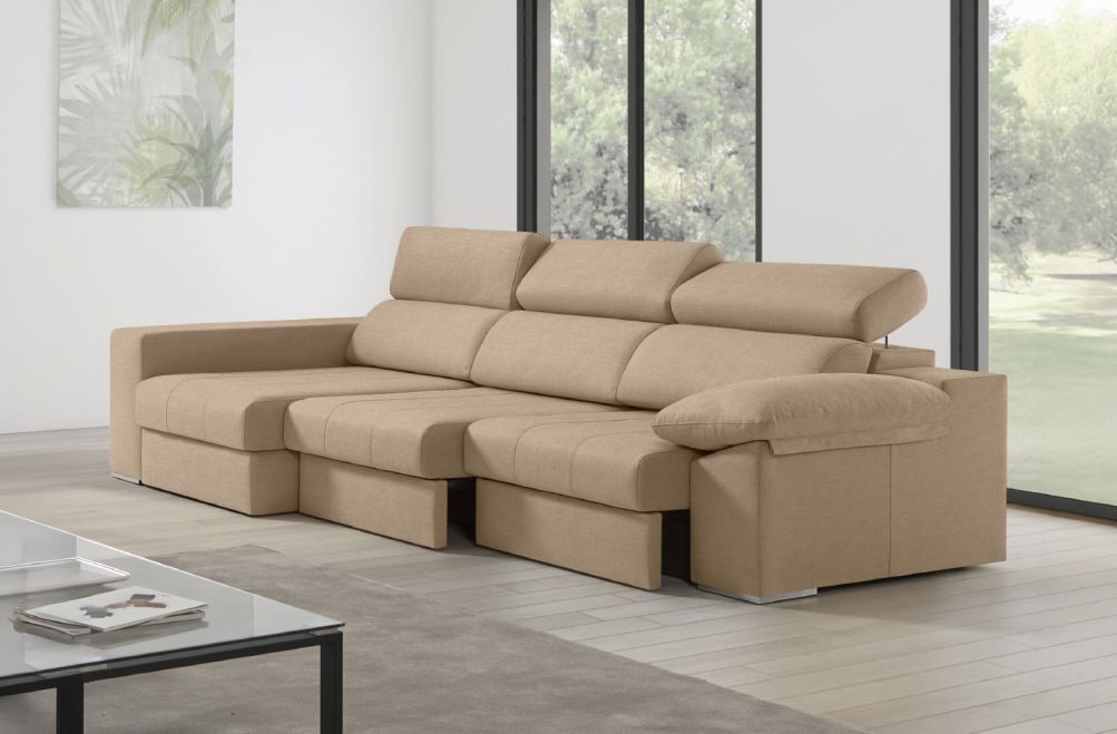 Sofá de tela Esmeralda de HOME - principal