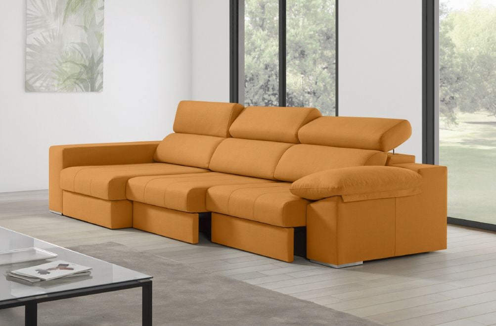 Sofá de tela Esmeralda de HOME - principal