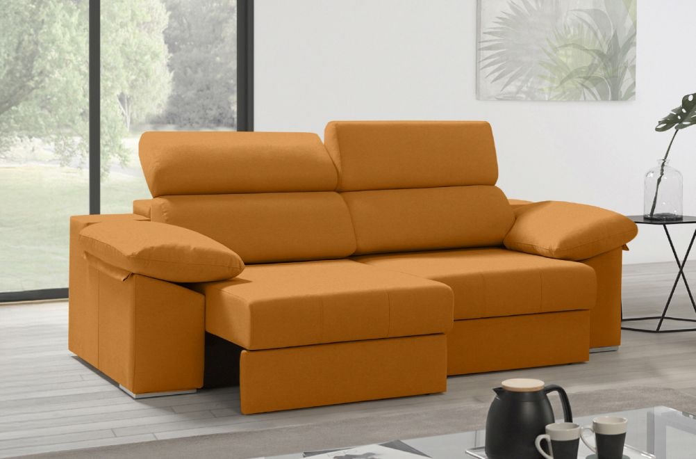 Sofá de tela Esmeralda de HOME - principal