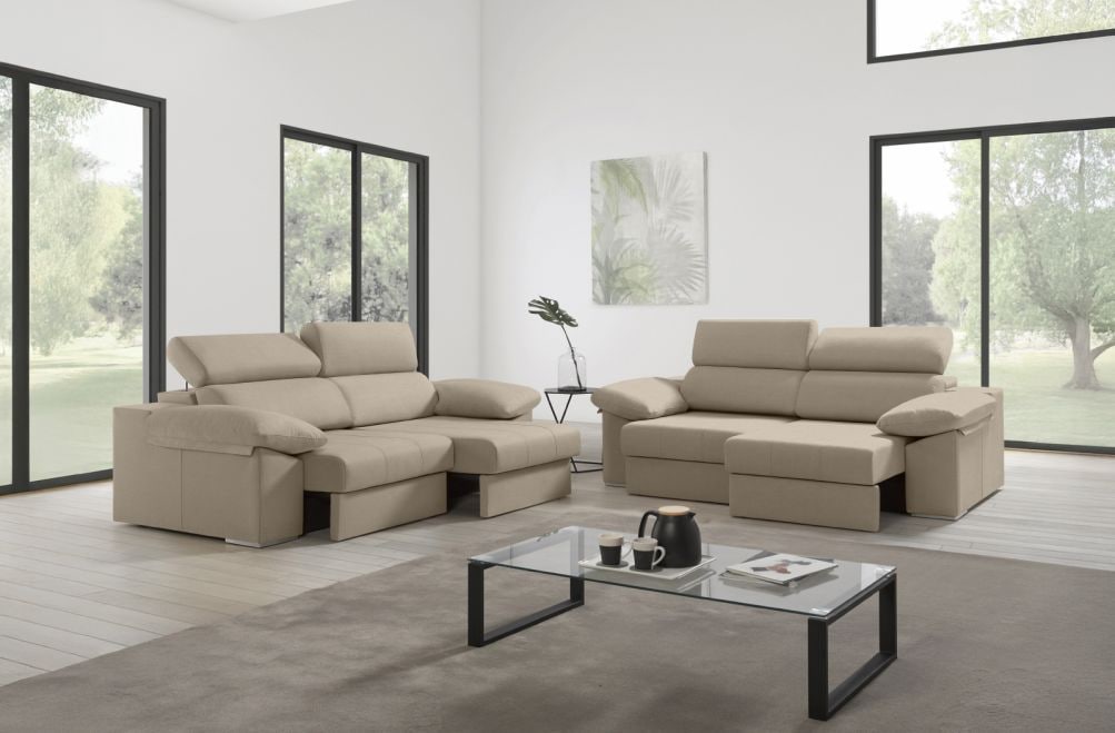 Sofá de tela Esmeralda de HOME - principal