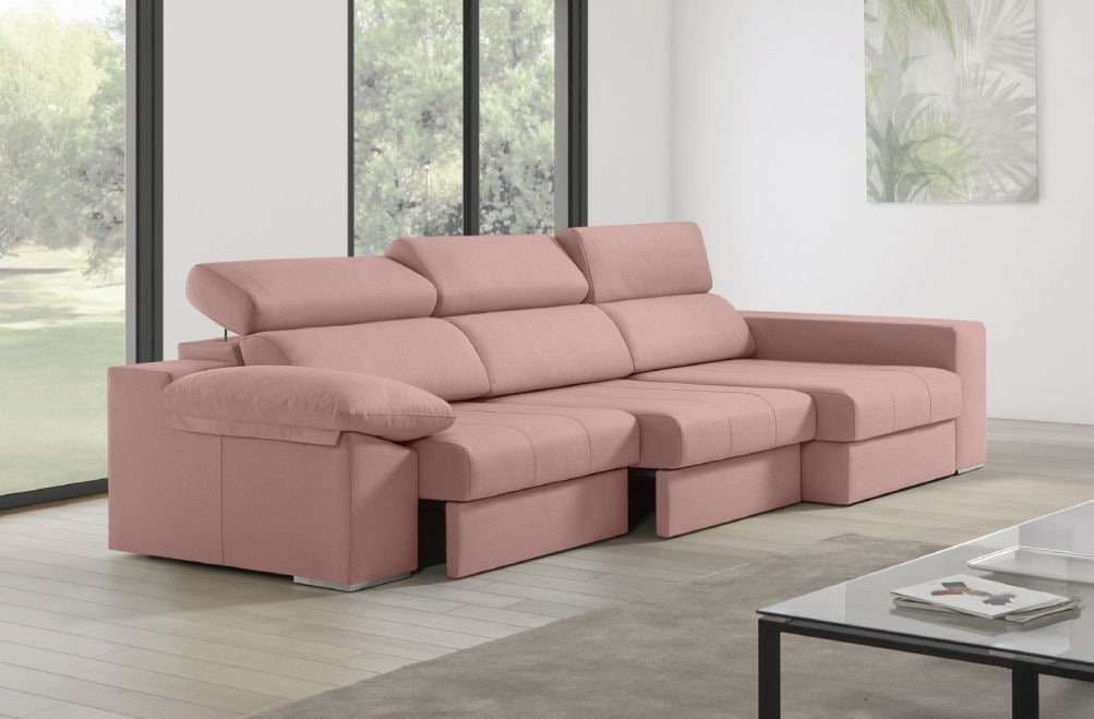 Sofá de tela Esmeralda de HOME - principal