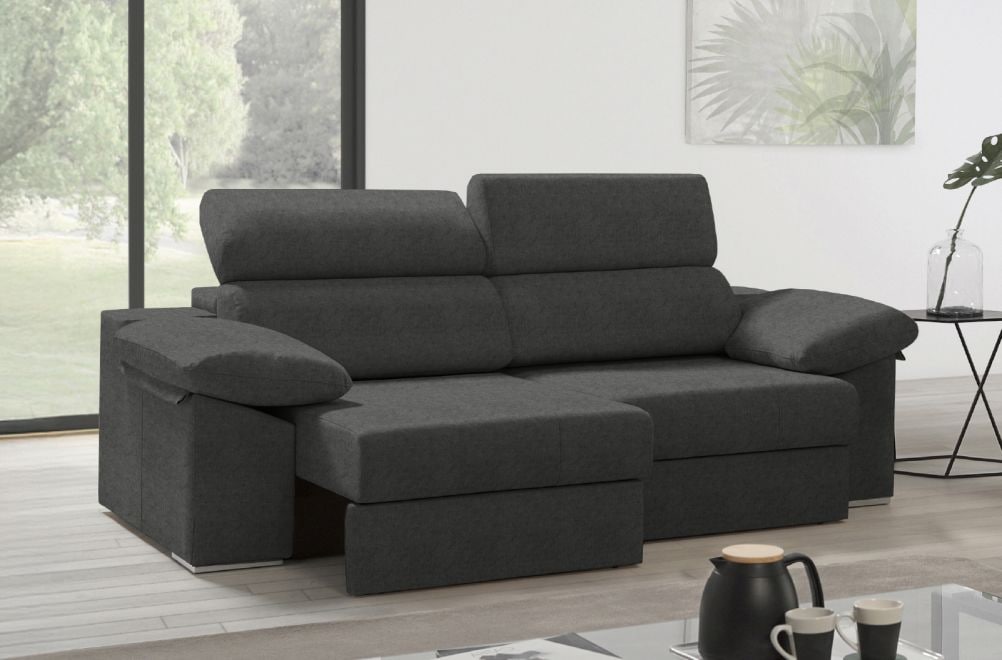 Sofá de tela Esmeralda de HOME - principal