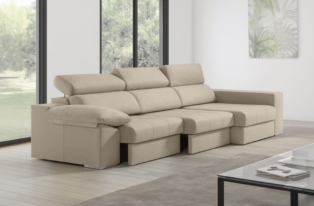 Sofá de tela Esmeralda de HOME - principal