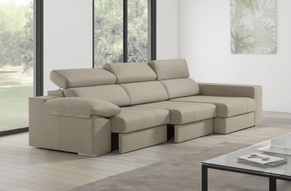 Sofá de tela Esmeralda de HOME - principal