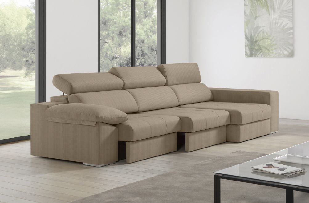 Sofá de tela Esmeralda de HOME - principal