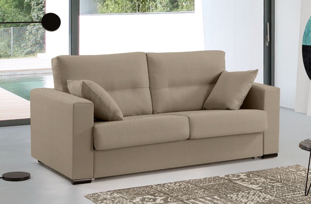 Sofá cama de apertura italiana de tela Aquila de HOME - principal