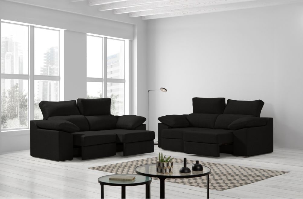 Sofá de tela Rachel de HOME - principal