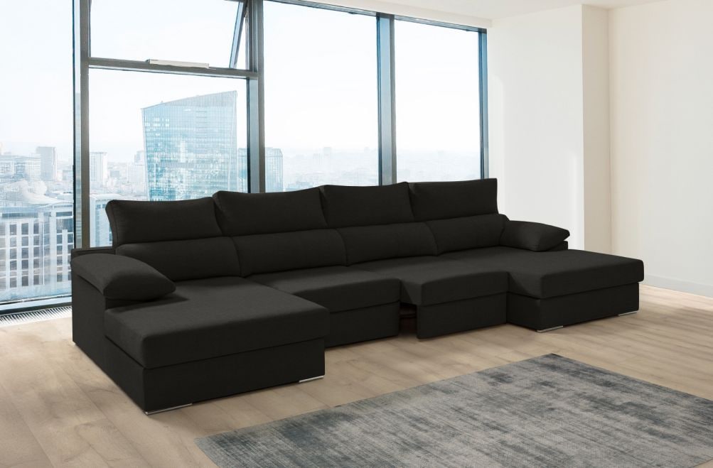 Sofá de tela Rachel de HOME - principal