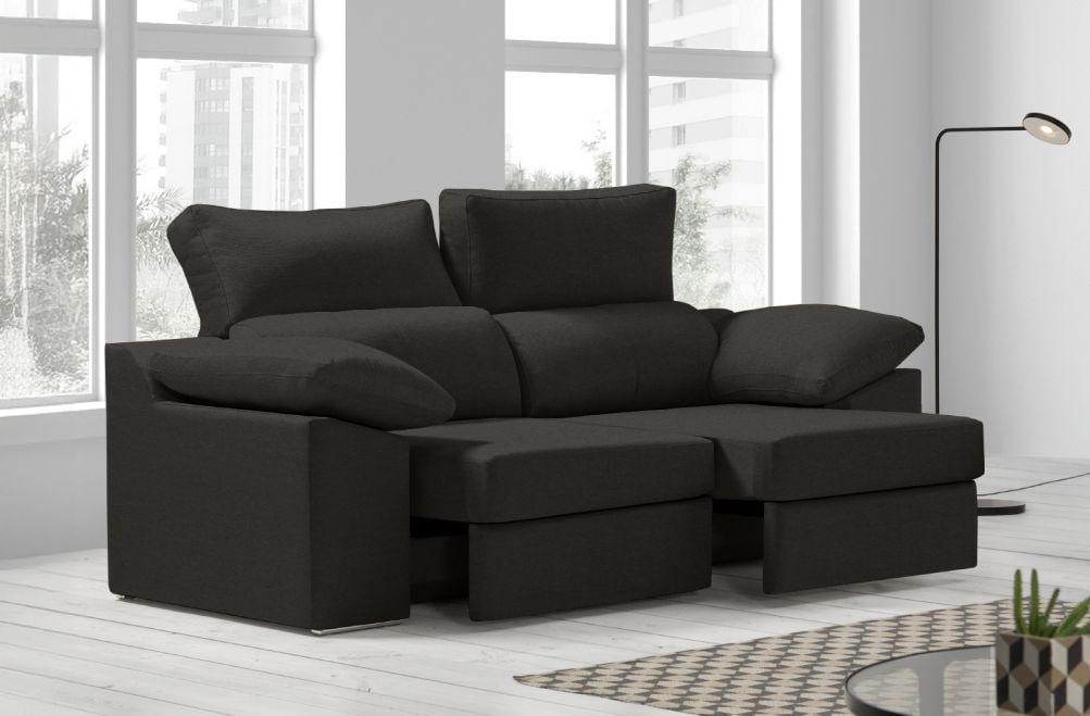 Sofá de tela Rachel de HOME - principal