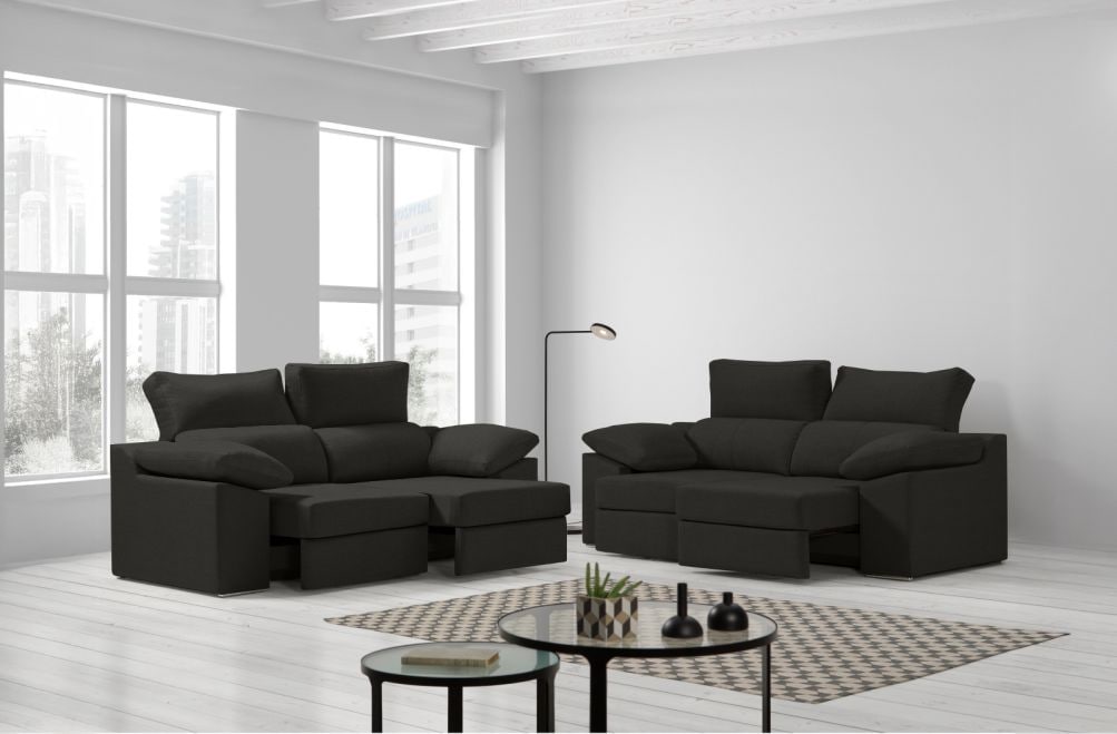 Sofá de tela Rachel de HOME - principal