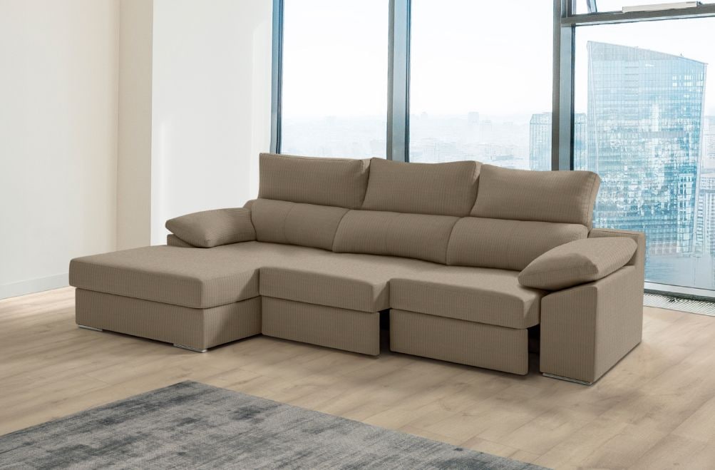 Sofá de tela Rachel de HOME - principal