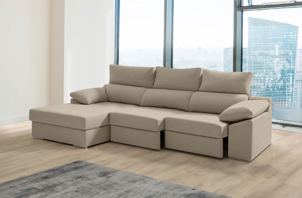 Sofá de tela Rachel de HOME - principal