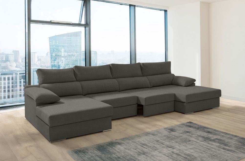 Sofá de tela Rachel de HOME - principal