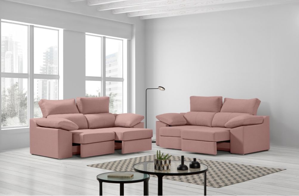 Sofá de tela Rachel de HOME - principal