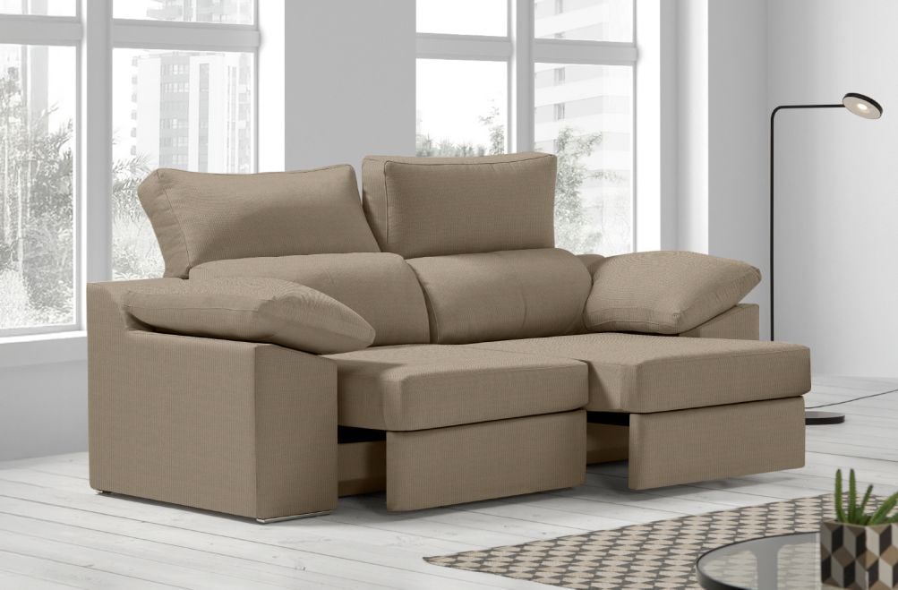 Sofá de tela Rachel de HOME - principal