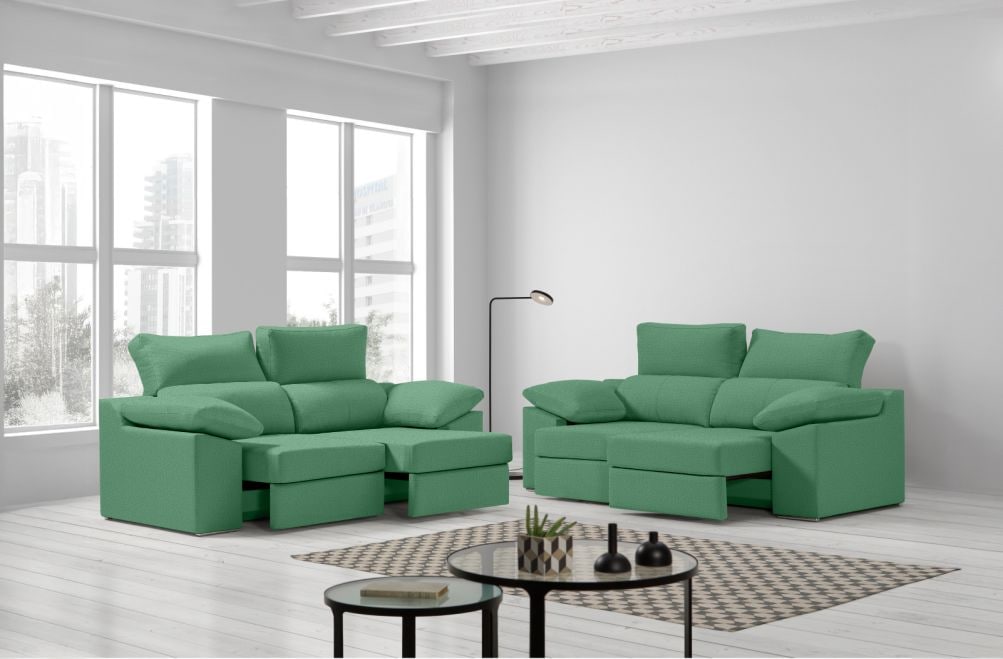 Sofá de tela Rachel de HOME - principal