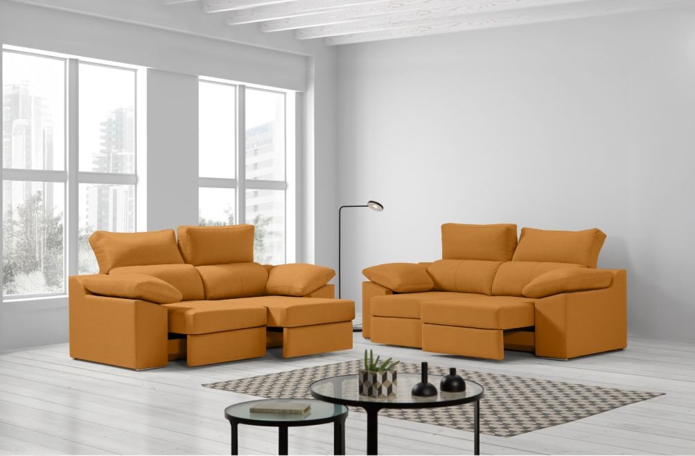 Sofá de tela Rachel de HOME - principal