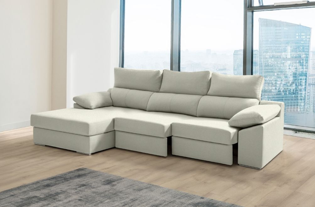 Sofá de tela Rachel de HOME - principal