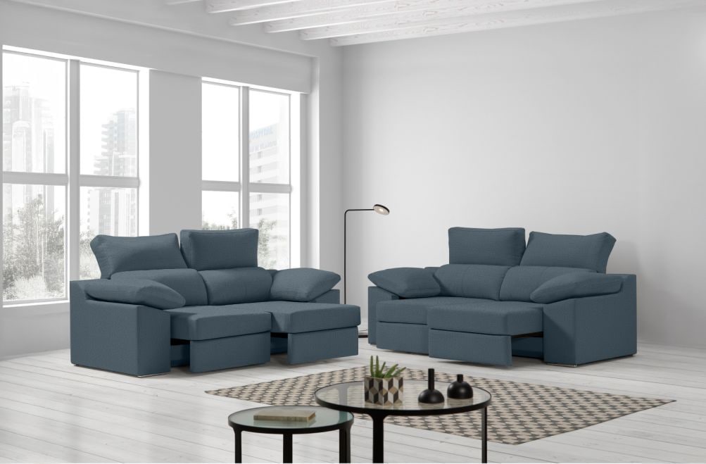 Sofá de tela Rachel de HOME - principal