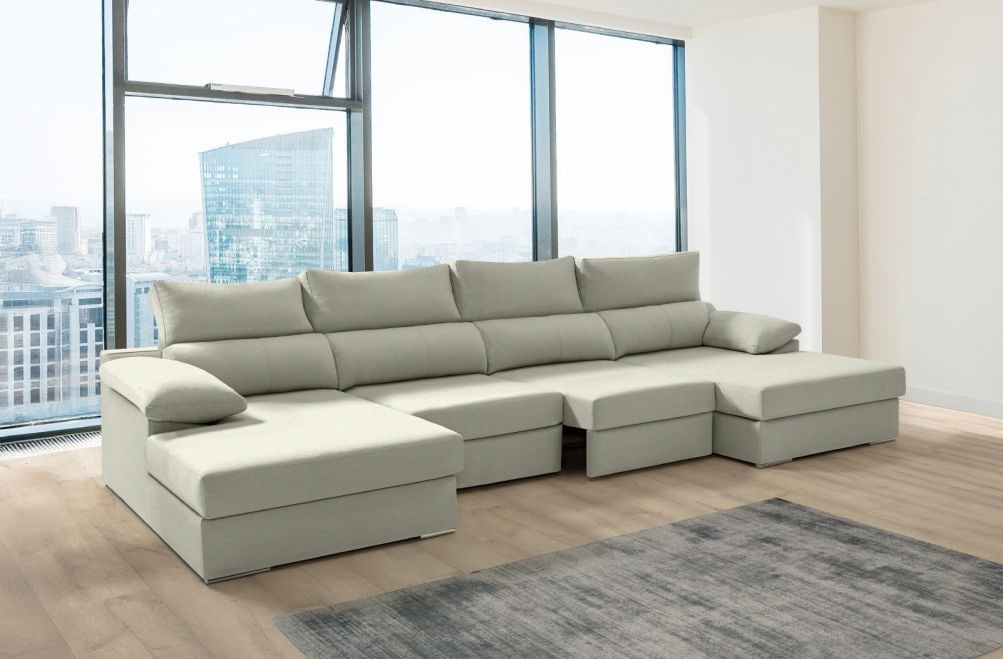 Sofá de tela Rachel de HOME - principal