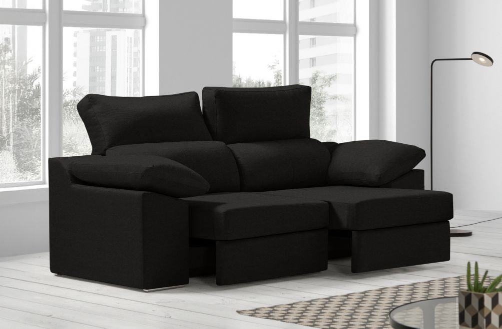 Sofá de tela Rachel de HOME - principal