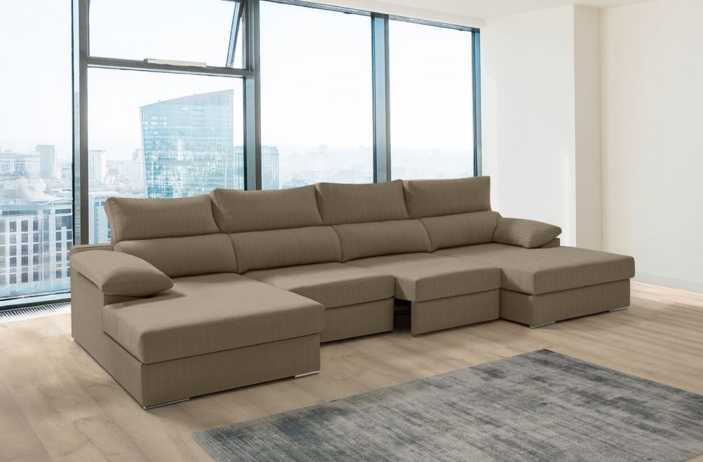 Sofá de tela Rachel de HOME - principal