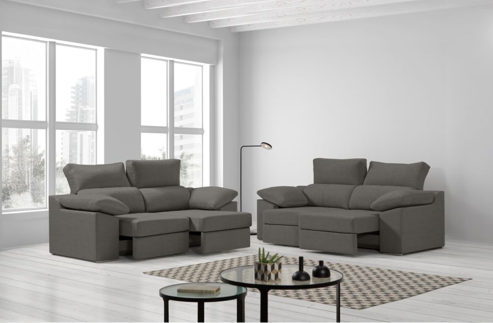 Sofá de tela Rachel de HOME - principal