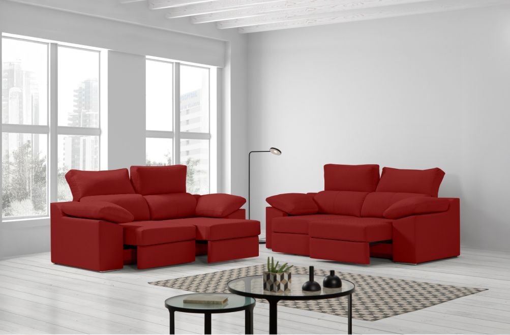 Sofá de tela Rachel de HOME - principal