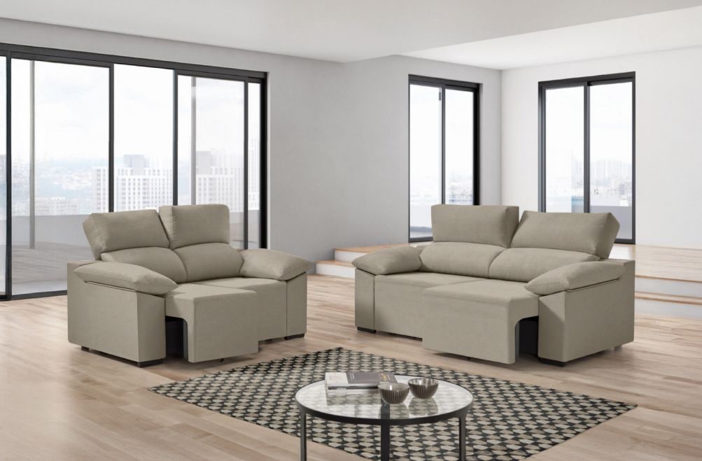 Sofá de tela Dener de HOME - principal