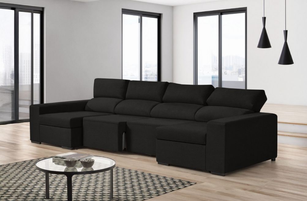 Sofá de tela Dener de HOME - principal