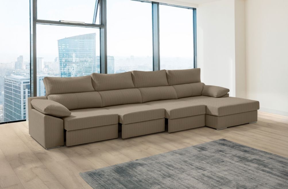 Sofá de tela Rachel Plus de HOME - principal