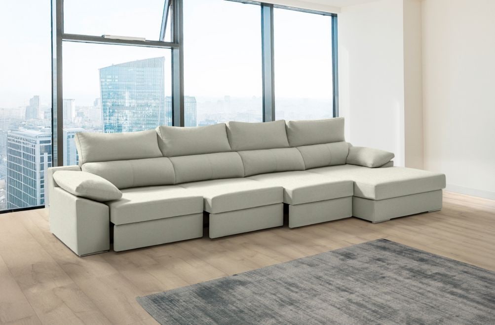 Sofá de tela Rachel Plus de HOME - principal