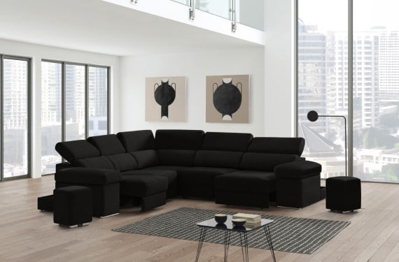 Sofá rinconera de tela Ringo XL de StyleKomfort - principal