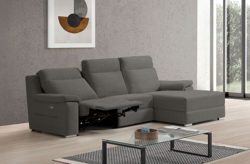 Sofá relax de tela Adele de StyleKomfort - principal