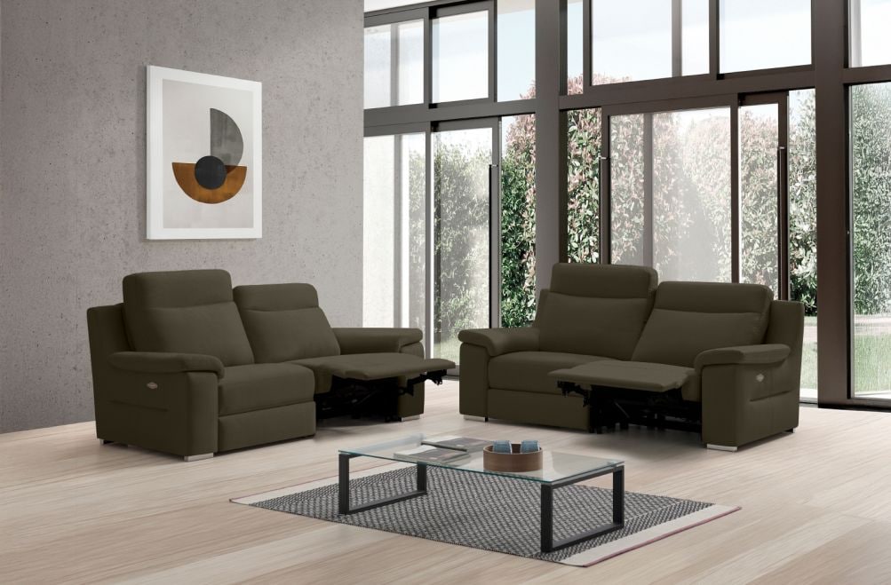 Sofá relax de tela Adele de StyleKomfort - principal