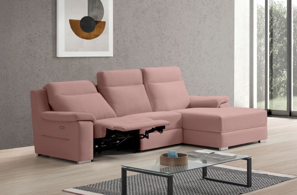 Sofá relax de tela Adele de StyleKomfort - principal