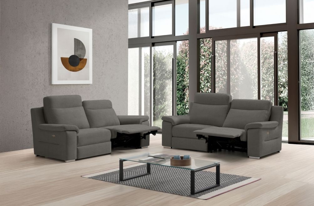 Sofá relax de tela Adele de StyleKomfort - principal