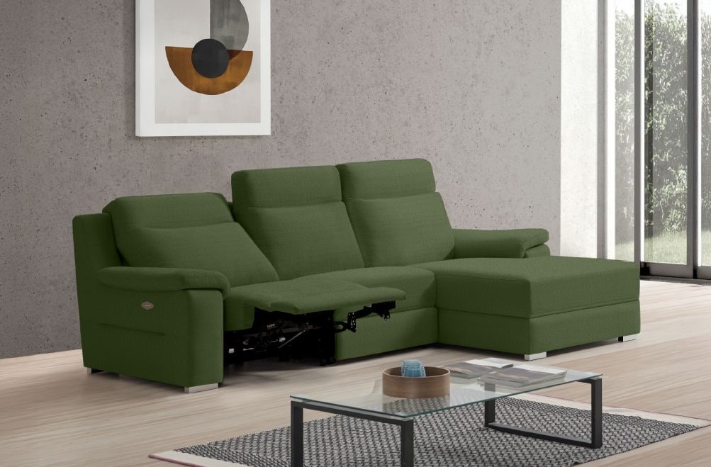 Sofá relax de tela Adele de StyleKomfort - principal