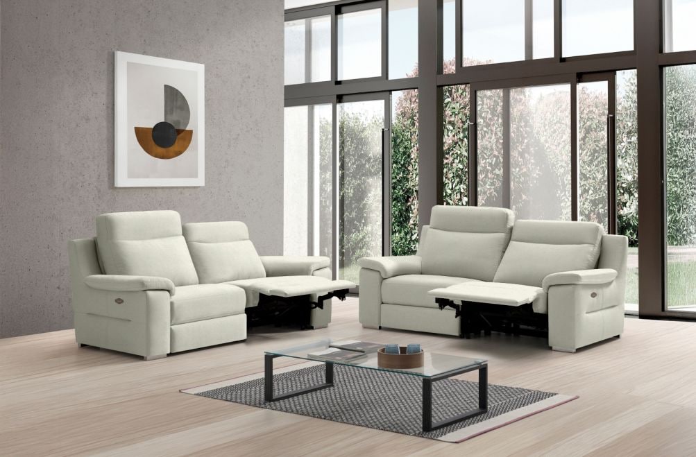 Sofá relax de tela Adele de StyleKomfort - principal