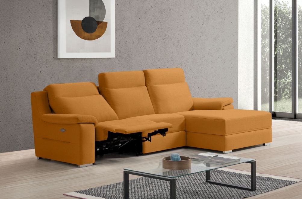 Sofá relax de tela Adele de StyleKomfort - principal