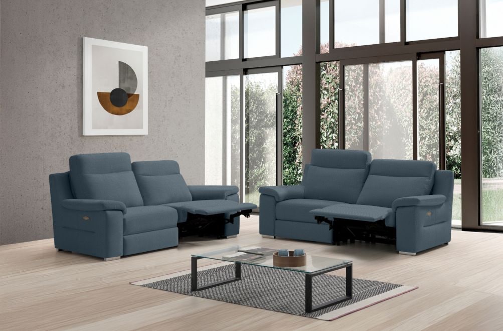 Sofá relax de tela Adele de StyleKomfort - principal