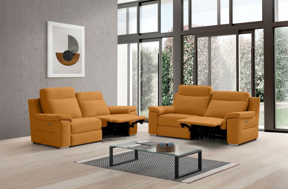 Sofá relax de tela Adele de StyleKomfort - principal