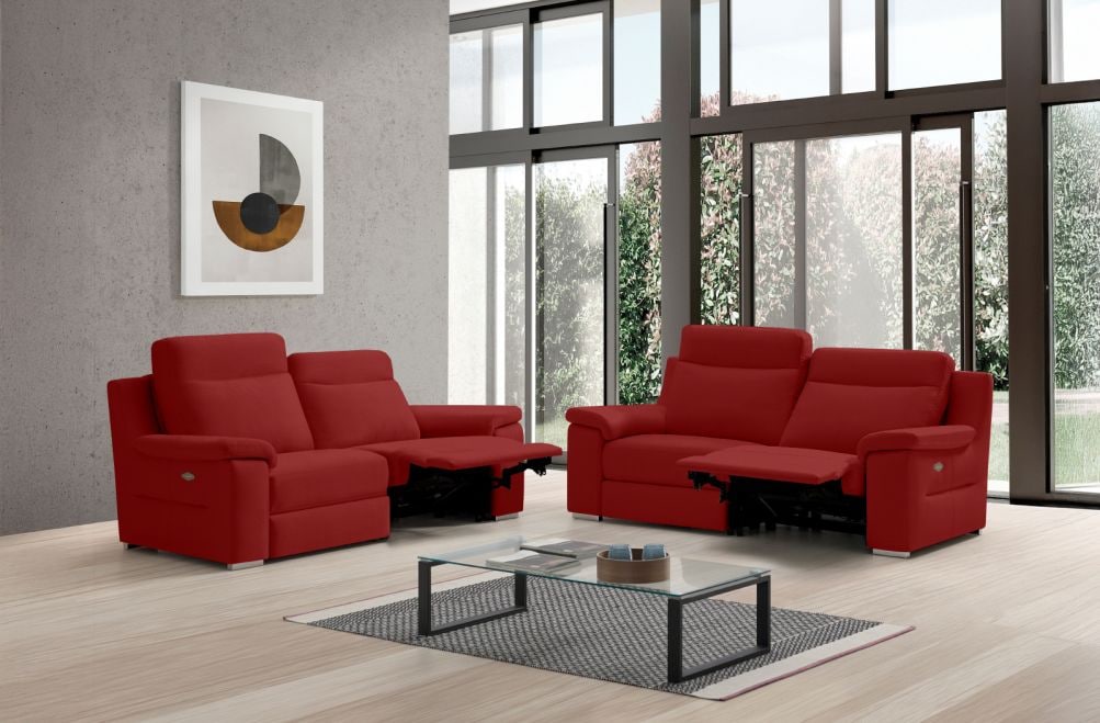 Sofá relax de tela Adele de StyleKomfort - principal