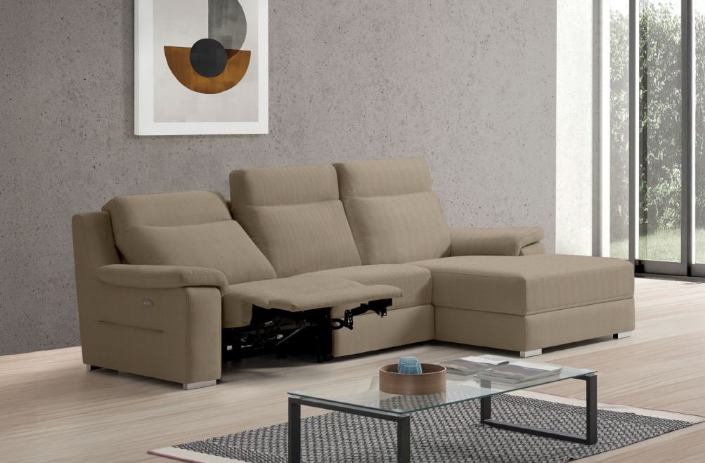 Sofá relax de tela Adele de StyleKomfort - principal