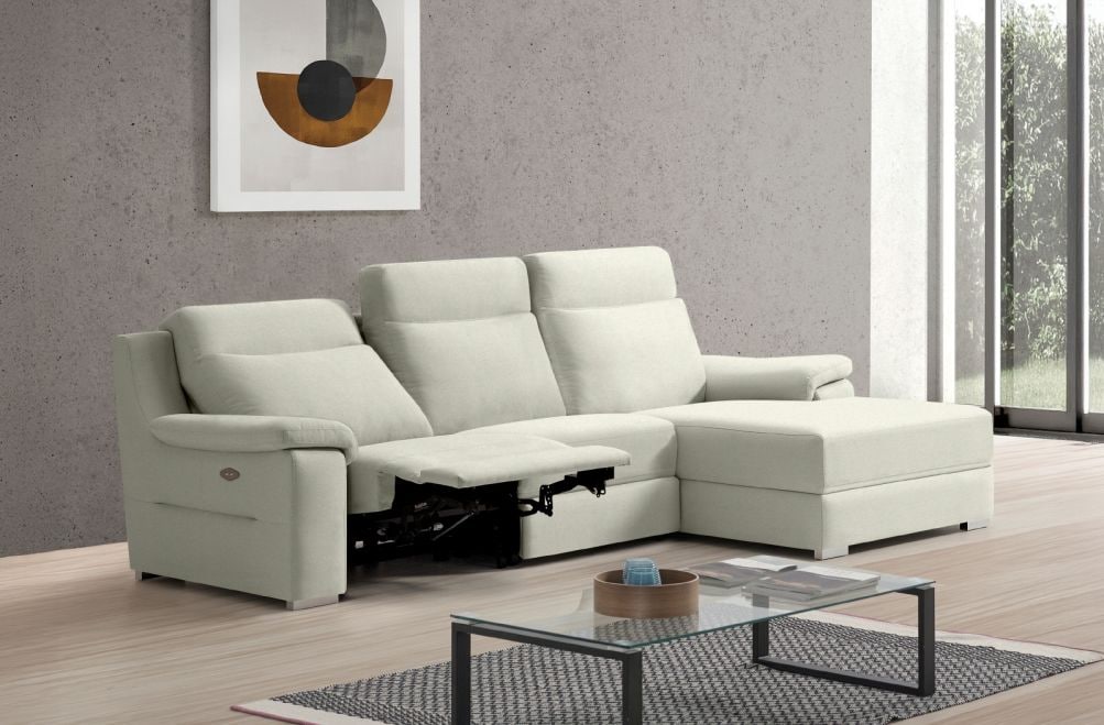 Sofá relax de tela Adele de StyleKomfort - principal